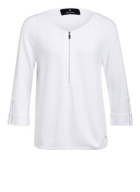 monari Pullover mit Schmucksteinbesatz