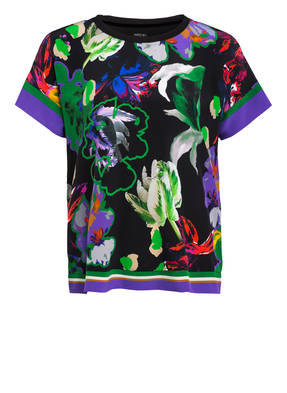 MARC CAIN Blusenshirt im Materialmix mit Seide