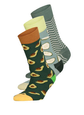 DillySocks 3er-Pack Socken HEALTHY GREENS
