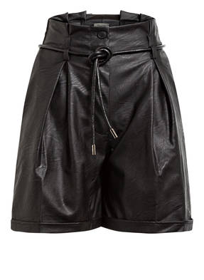 Dixie Paperbag-Shorts in Lederoptik