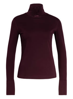 MARC CAIN Longsleeve mit Seidenbesatz