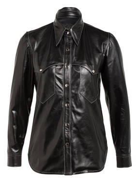 Manokhi Hemdbluse KHARA aus Leder