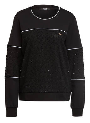 LIU JO Sweatshirt mit Paillettenbesatz