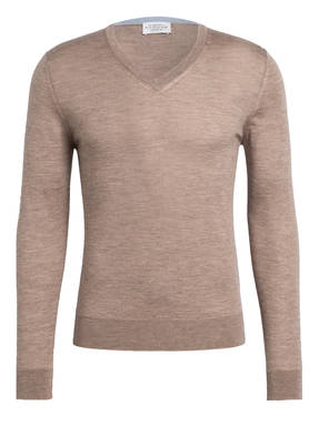 HACKETT LONDON Cashmere-Pullover mit Seide