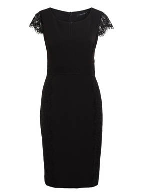 comma Kleid mit Spitzenbesatz