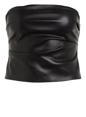Nanushka Cropped-Top DALHIA in Lederoptik