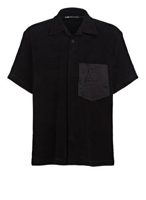 Y-3 Frottee-Hemd Comfort Fit im Materialmix