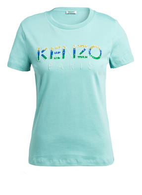 KENZO T-Shirt mit Paillettenbesatz