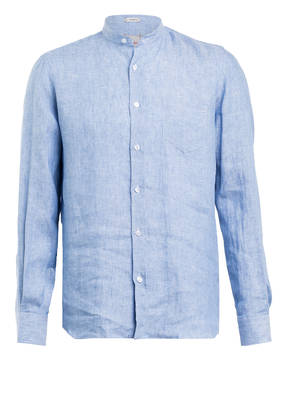 SIGNUM Leinenhemd Modern Fit mit Stehkragen