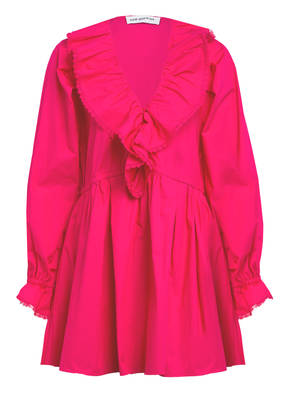 self-portrait Kleid mit Volantbesatz
