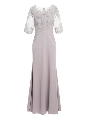 MASCARA Abendkleid mit 3/4-Arm und Spitzenbesatz