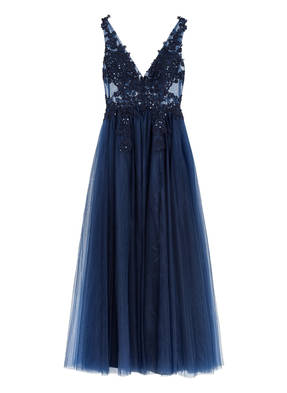 MASCARA Abendkleid mit Schmucksteinbesatz und Stola