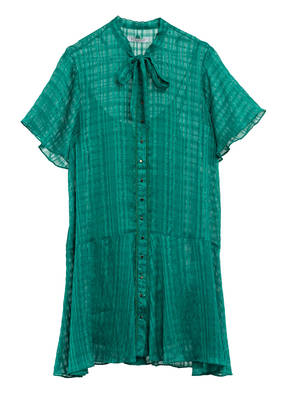 Freebird Hemdblusenkleid mit Spitzenbesatz
