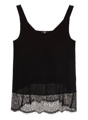RIANI Top mit Spitzenbesatz
