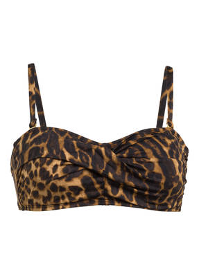 LAUREN RALPH LAUREN Bandeau-Bikini-Top OCELOT