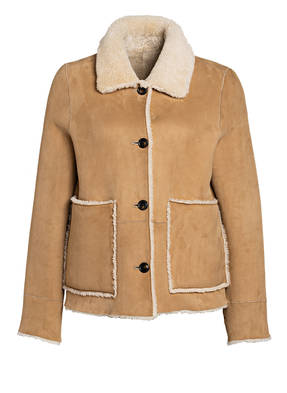 CLOSED Lederjacke GINI mit Lammfellbesatz zum Wenden