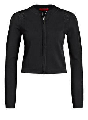 HUGO Strickjacke SAIRAH mit Spitzeneinsatz