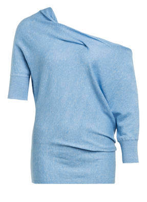REISS One-Shoulder-Strickshirt FLO mit Leinen