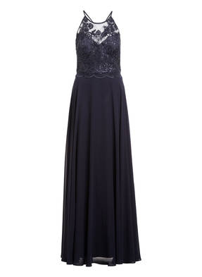 VM VERA MONT Abendkleid mit Stickereien und Paillettenbesatz