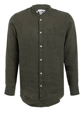 NN07 Leinenhemd JUSTIN Regular Fit mit Stehkragen