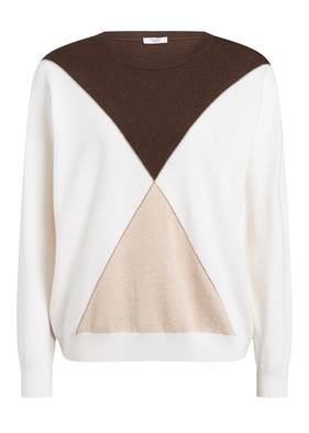 PESERICO Pullover mit Schmucksteinbesatz
