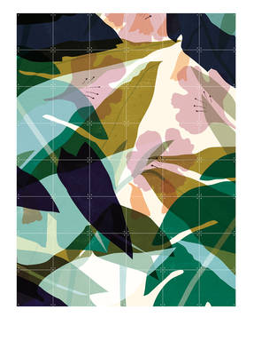 IXXI Wandpuzzle LEAVES