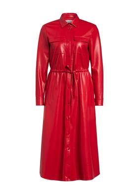 BOSS Hemdblusenkleid DALEDY in Lederoptik
