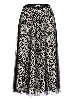 RED VALENTINO Plisseerock