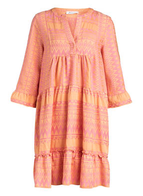 flowers for friends Kleid mit 3/4-Arm und Volantbesatz