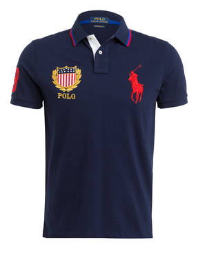 POLO RALPH LAUREN Piqué-Poloshirt Custom Slim Fit