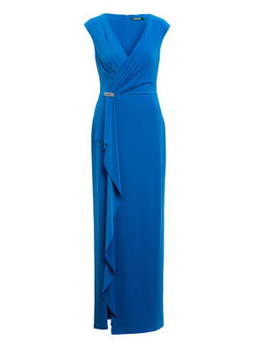 LAUREN RALPH LAUREN Abendkleid mit Volantbesatz