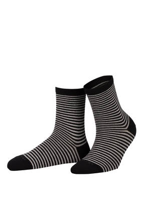 Burlington Socken LADYWELL RINGLET mit Glitzergarn