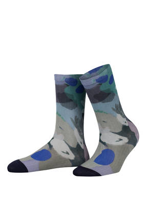 Burlington Socken PAINTED FLOWER
