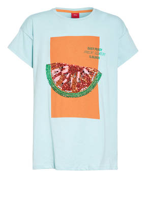 s.Oliver T-Shirt mit Paillettenbesatz