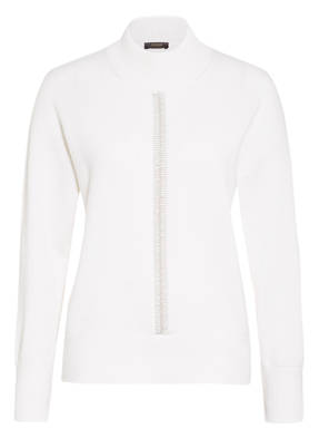 PESERICO Pullover mit Schmucksteinbesatz