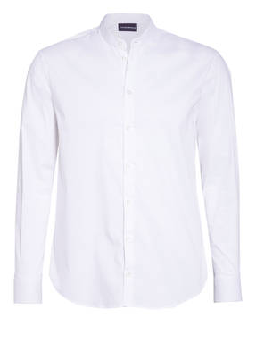 EMPORIO ARMANI Hemd RASO Comfort Fit mit Stehkragen