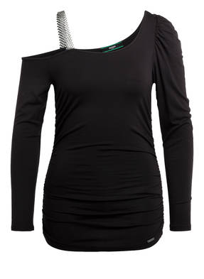 GUESS Longsleeve RINA mit Schmucksteinbesatz