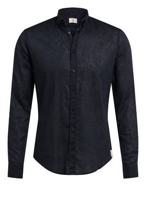 Q1 Manufaktur Hemd SANDRO Slim Fit mit Leinen