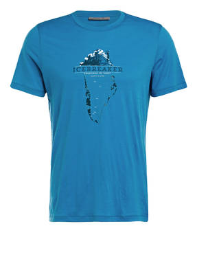 icebreaker T-Shirt mit Merinowolle