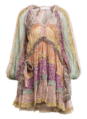 ZIMMERMANN Seidenkleid CARNABY mit 3/4-Arm