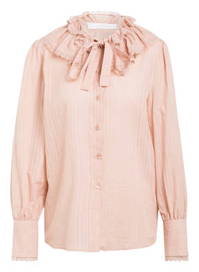 SEE BY CHLOÉ Schluppenbluse mit Spitzenbesatz