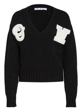 OFF-WHITE Pullover mit Alpaka