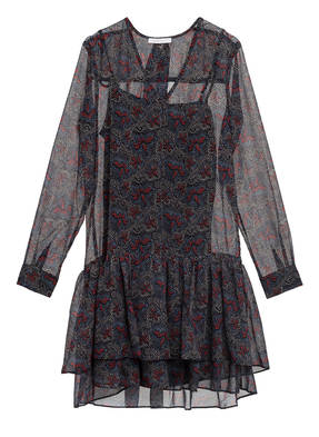 Freebird Kleid mit Volantbesatz