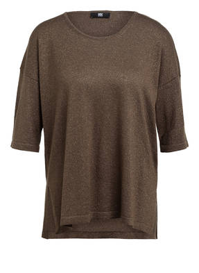 RIANI Strickshirt mit 3/4-Arm und Glitzergarn