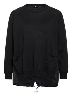 RIANI Pullover aus Merinowolle im Materialmix