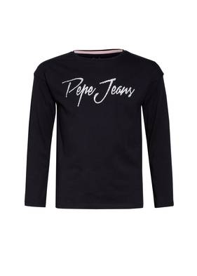 Pepe Jeans Longsleeve ELENA mit Schmucksteinbesatz