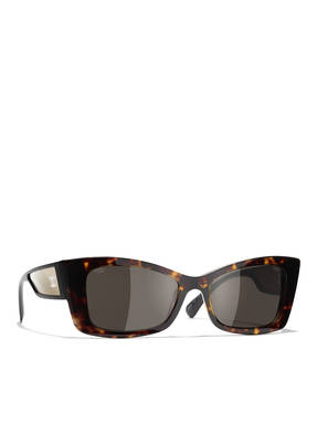 CHANEL Rechteckige Sonnenbrille