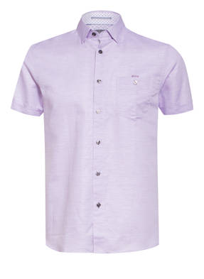 TED BAKER Halbarm-Hemd HAVEFUN Slim Fit mit Leinen