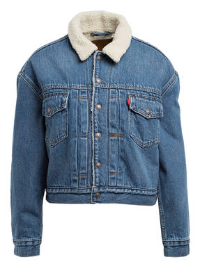 Levi's® Oversized-Jeansjacke HOT HEAD mit Teddyfellfutter