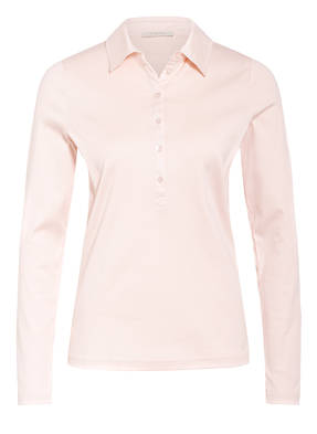 lilienfels Jersey-Poloshirt mit Schmucksteinbesatz